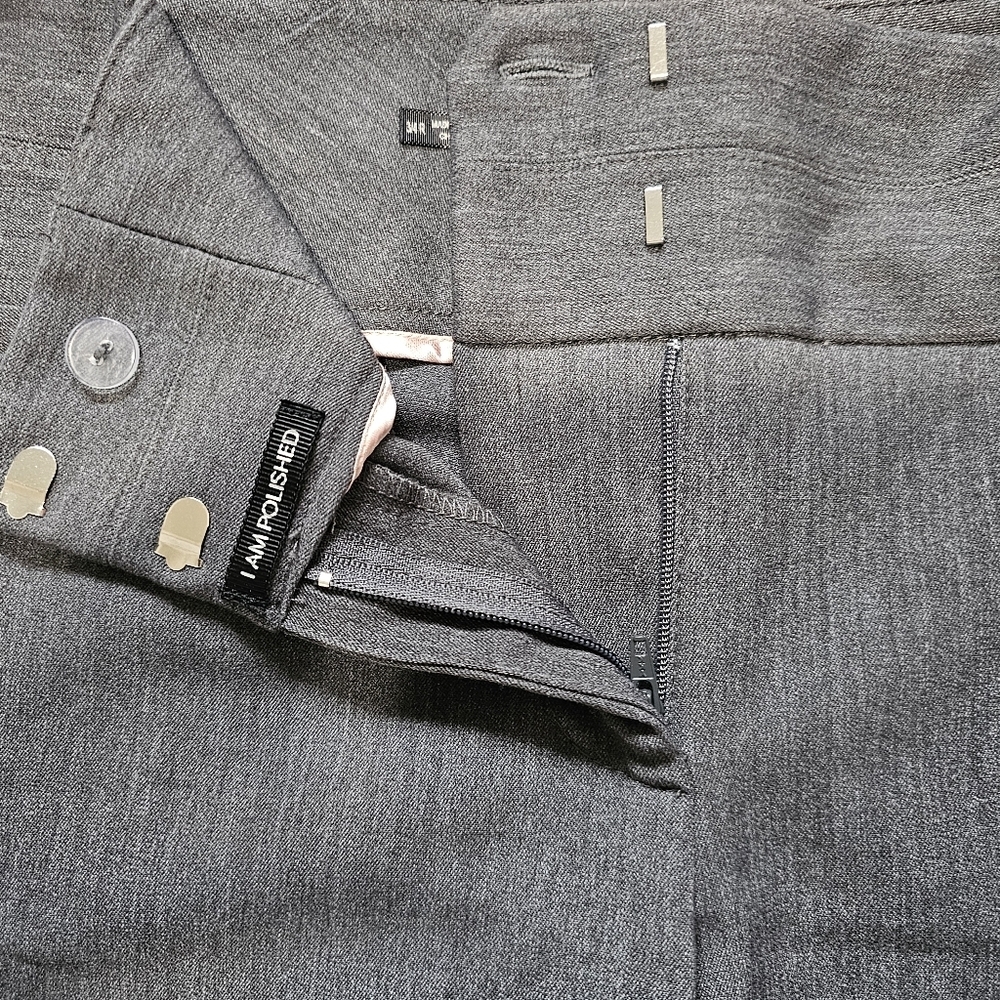 Maurices Women's gray work slacks, size 3/4R. - Picture 9 of 11